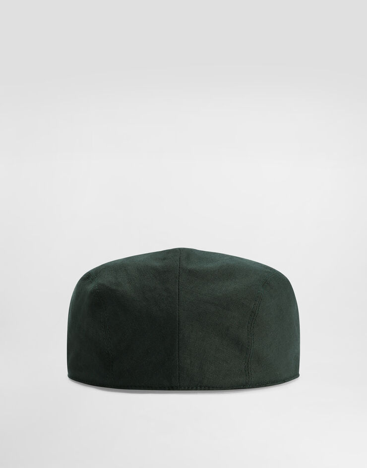 Dolce & Gabbana Linen flat cap Green GH587AFU4JB