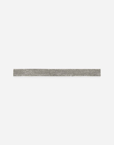 Dolce & Gabbana Crystal mesh belt Silver WLO4X1W1111