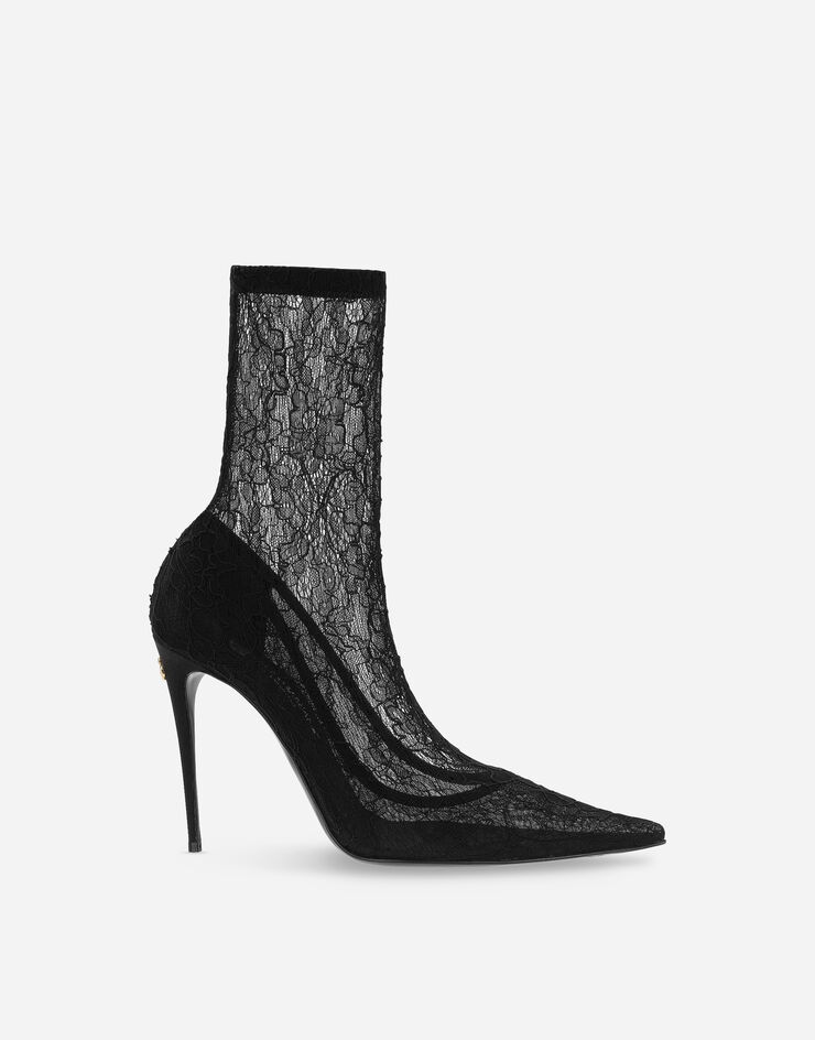Dolce&Gabbana Lace ankle boots Black CT0959AP739