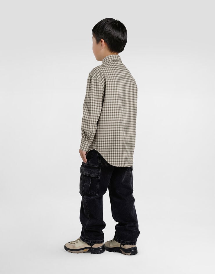 Dolce & Gabbana Checked cotton shirt Multicolor L44S57FQ6C0
