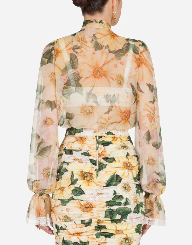 Dolce & Gabbana  ЦВЕТОЧНЫМ ПРИНТОМ F5L23TIS1E5