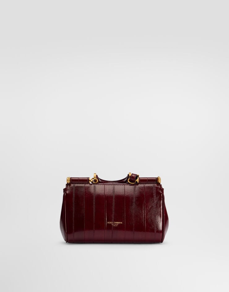 Dolce & Gabbana 핸드백 Mini My Sicily 장어가죽 소재 레드 BB7864B8291