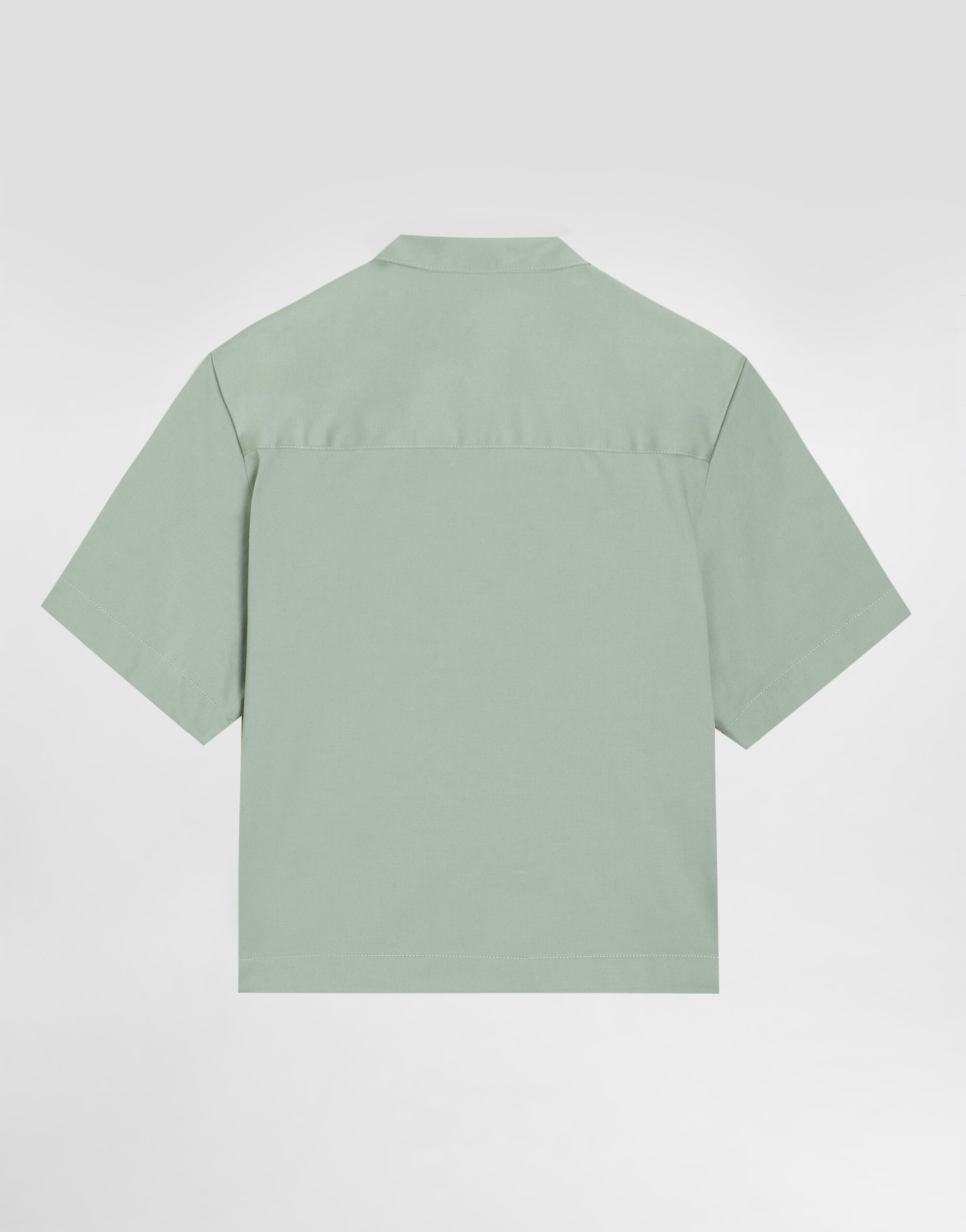Cotton sateen shirt in Green for Boys | Dolce&Gabbana® US