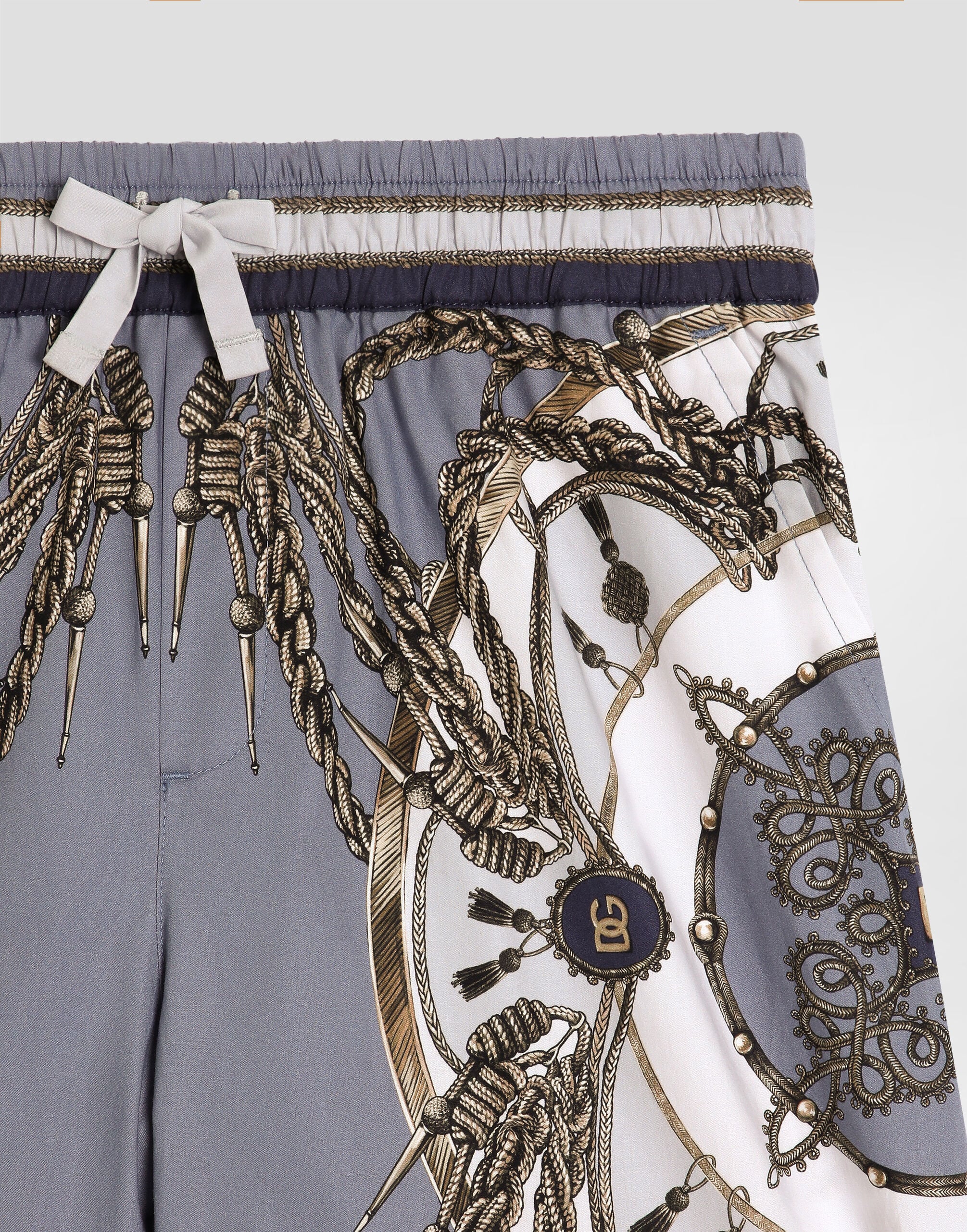 Cargo-print poplin bermuda shorts in Multicolor for Boys