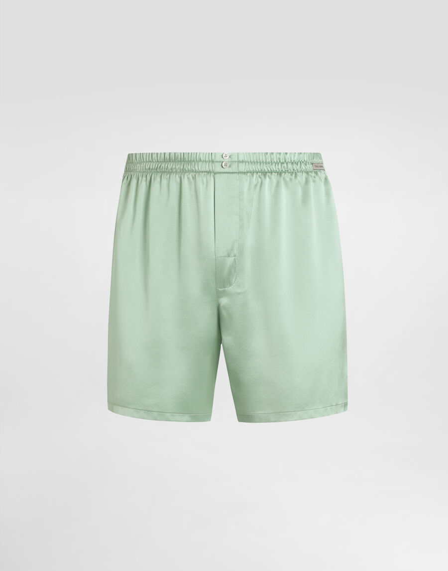 Silk satin boxer shorts