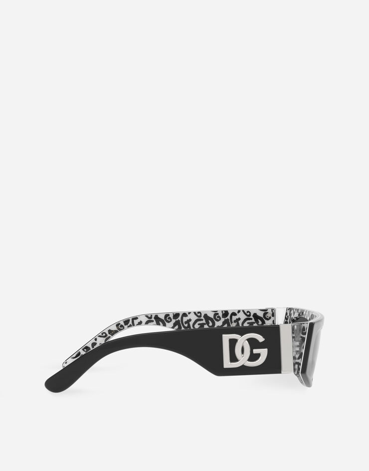 Dolce & Gabbana Dg Crossed sunglasses Graffiti print VG4411VP98G