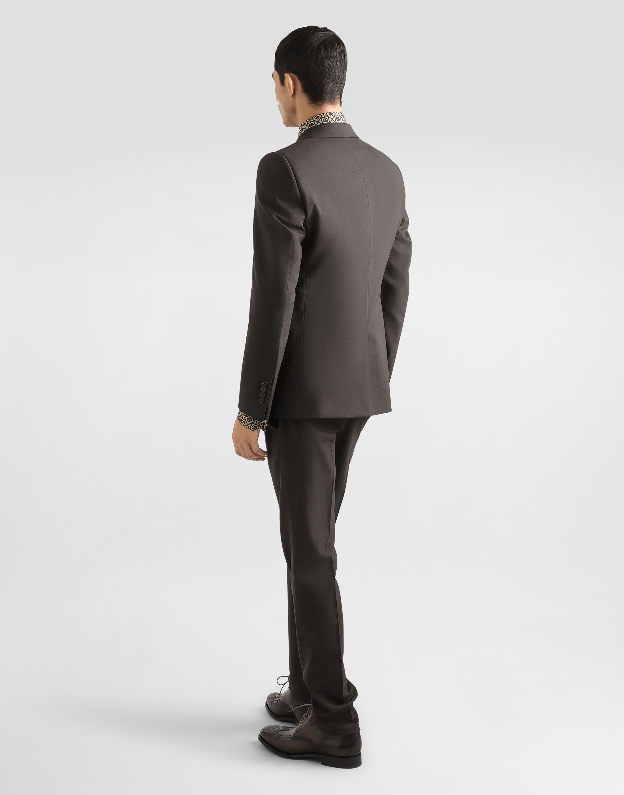 Printed silk twill martini shirt - thumbnail 5