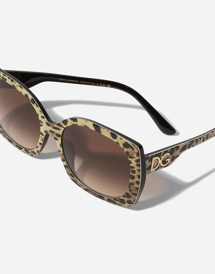 Dolce & Gabbana Gafas de sol Print family Estampado De Leopardo VG4385VP313