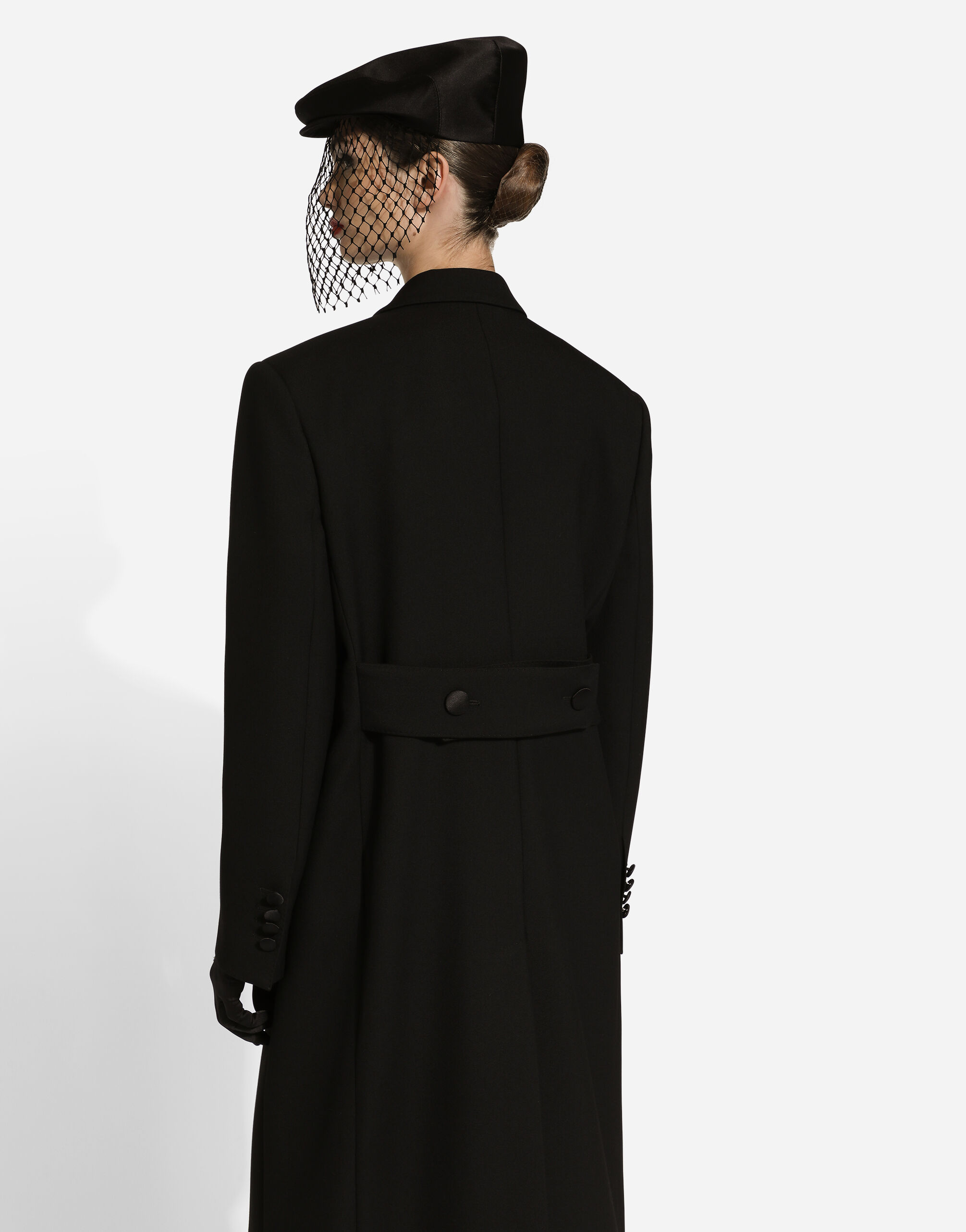 Dolce gabbana black coat shop
