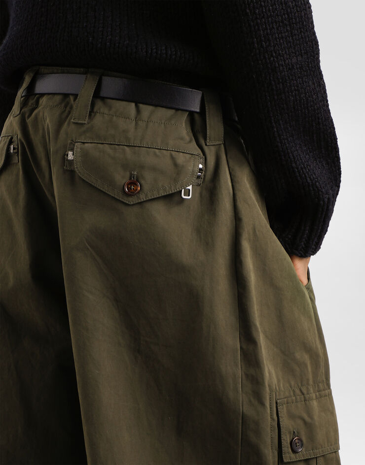 Dolce & Gabbana Faille cargo trousers Brown GP15VTHUMS8