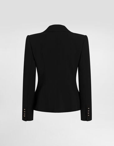 Dolce & Gabbana Single-breasted jacket Black F27ADTGDDPS