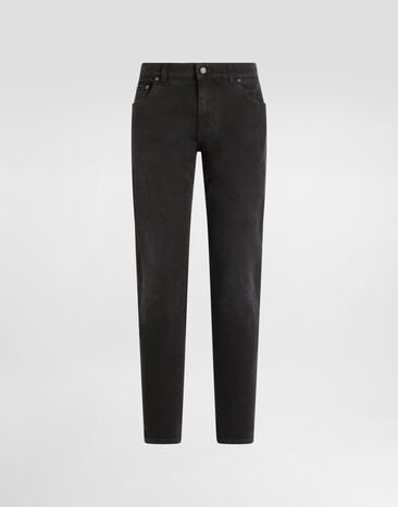 Dolce&Gabbana Slim fit stretch denim jeans with subtle abrasions Multicolor GY07CDG8JT5