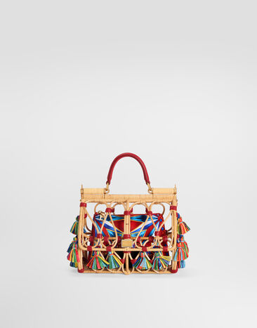 Dolce & Gabbana Sicily handbag with embroidery Multicolor BB5660B0421