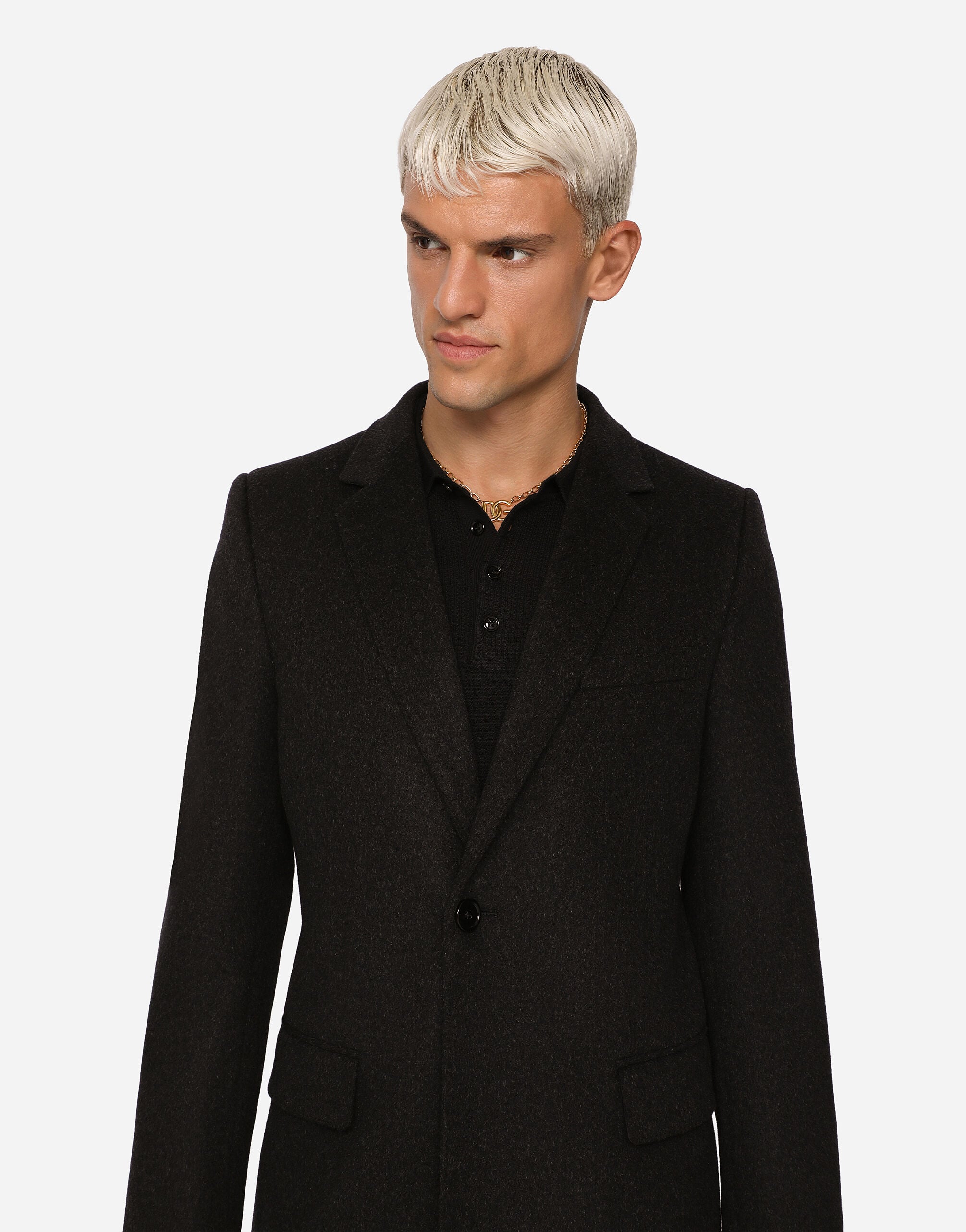 CAPPOTTO in Grey for Men | Dolce&Gabbana® US