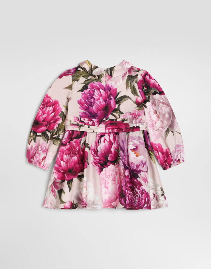 Dolce & Gabbana Peony-print cotton flannel dress Dolce & Gabbana Peony-print cotton flannel dress Multicolor L24DV4G7QZV