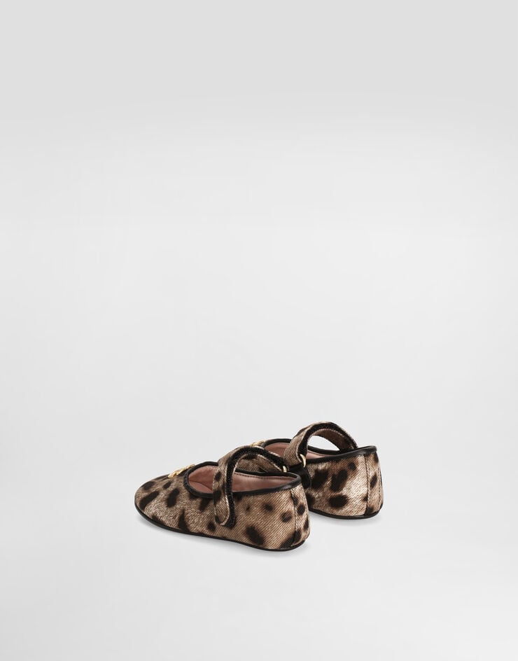 Dolce & Gabbana Leo-print drill ballet flats Print DK0169AD996
