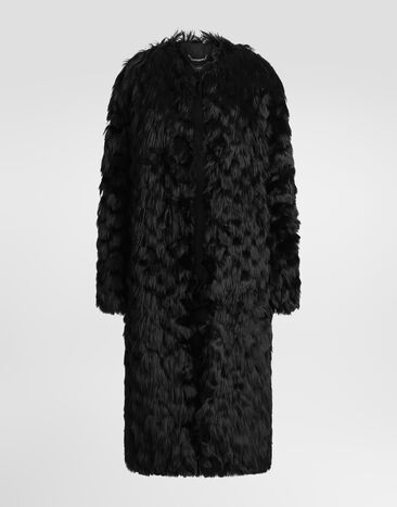 Dolce & Gabbana Shearling coat Black F0X0SFGDD7S