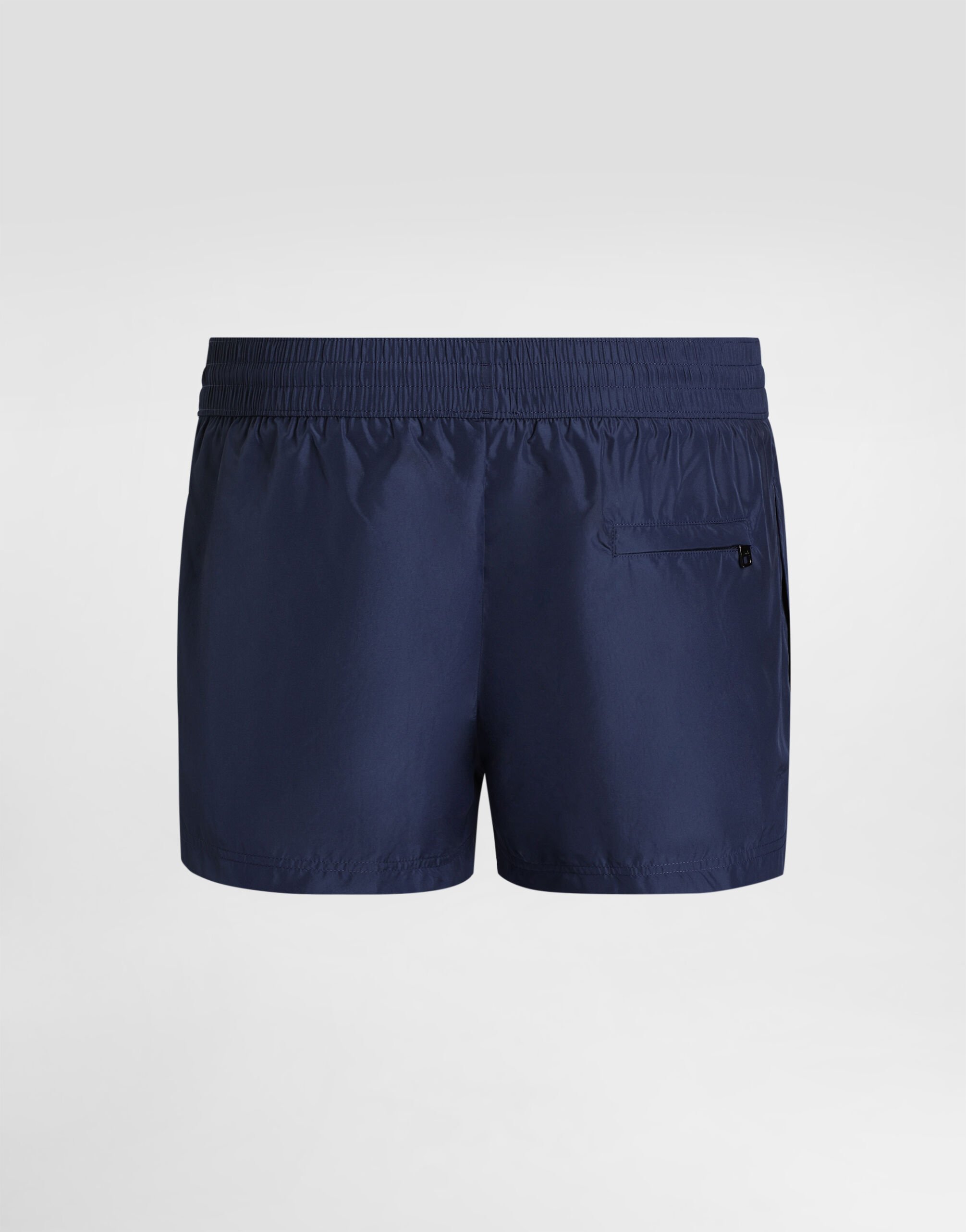 【送料&関税込】Dolce & Gabbana Cotton Shorts Stretch cotton shorts with DG embroidery in Black for Men