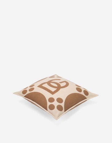 Dolce & Gabbana Wool jacquard cushion medium Multicolor TCE008TCAN2