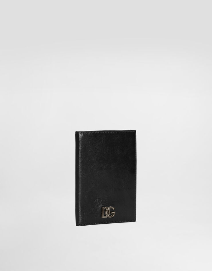 Dolce & Gabbana Tempesta calfskin passport holder Dolce & Gabbana Tempesta calfskin passport holder Black BP2215AU994