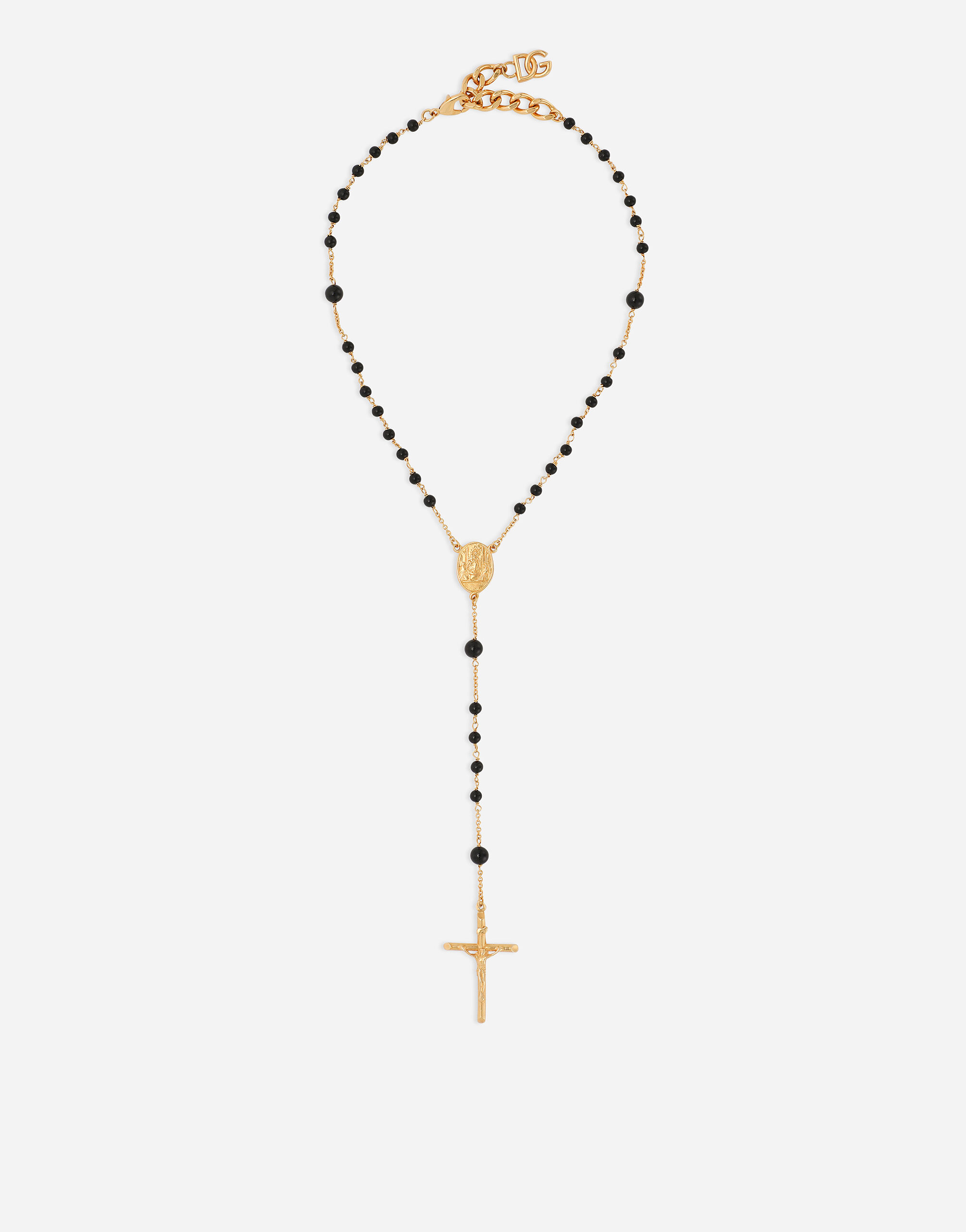 Dolce and top gabbana rosary necklace