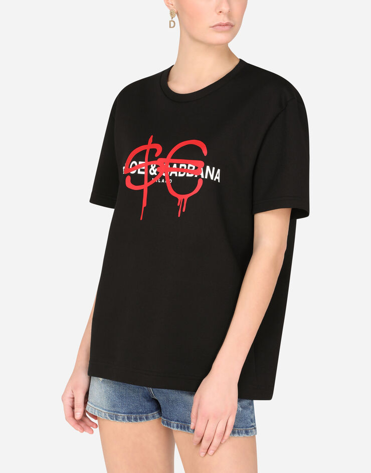 Dolce & Gabbana Sfera Ebbasta x Dolce&Gabbana t-shirt Black I8484MG7YTG