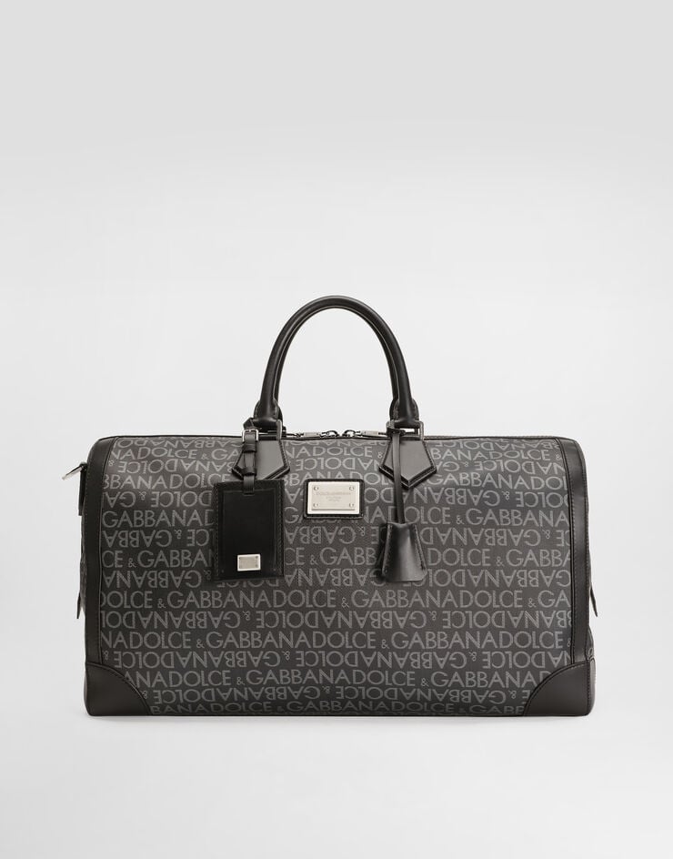 Dolce & Gabbana Reisetasche aus bedrucktem Jacquard Mehrfarbig BM2333AJ705