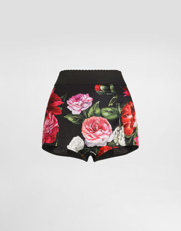 Dolce & Gabbana Flower-print shorts Print FTAG1TFSIB2