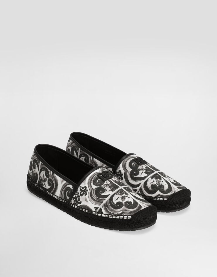 Dolce & Gabbana Shell-print canvas espadrilles Multicolor A50730AD506