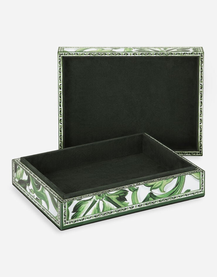 Dolce & Gabbana Large Decorated Plexiglass Box Dolce & Gabbana Large Decorated Plexiglass Box Multicolor TCC201TCAMY