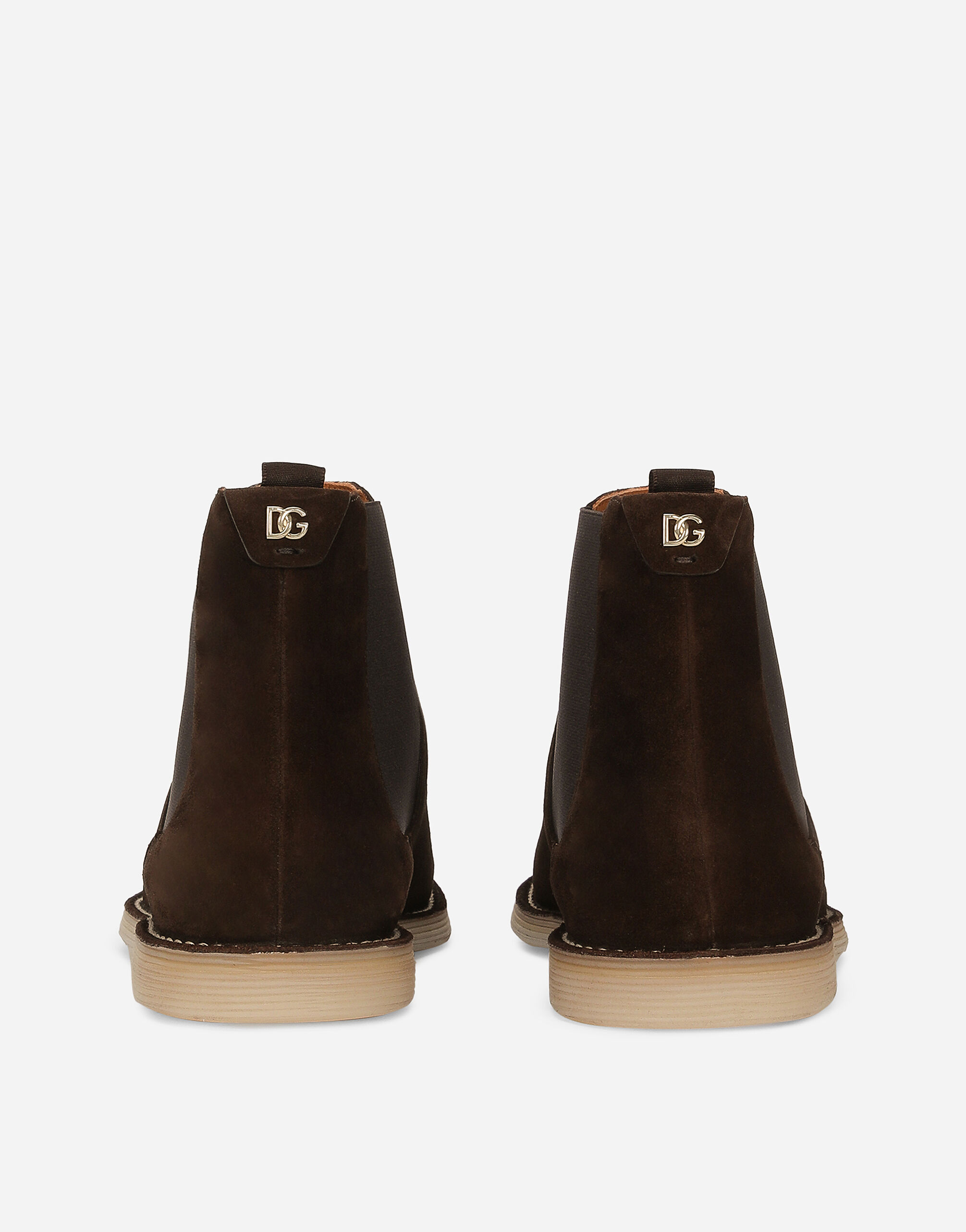 Suede ankle boots in Brown for Men Dolce Gabbana US