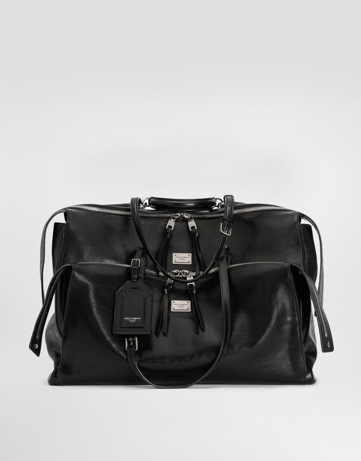 Dolce & Gabbana Vittoria calfskin bag Black BM2581AH850