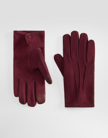 Dolce & Gabbana Suede gloves Multicolor BG0191A0845