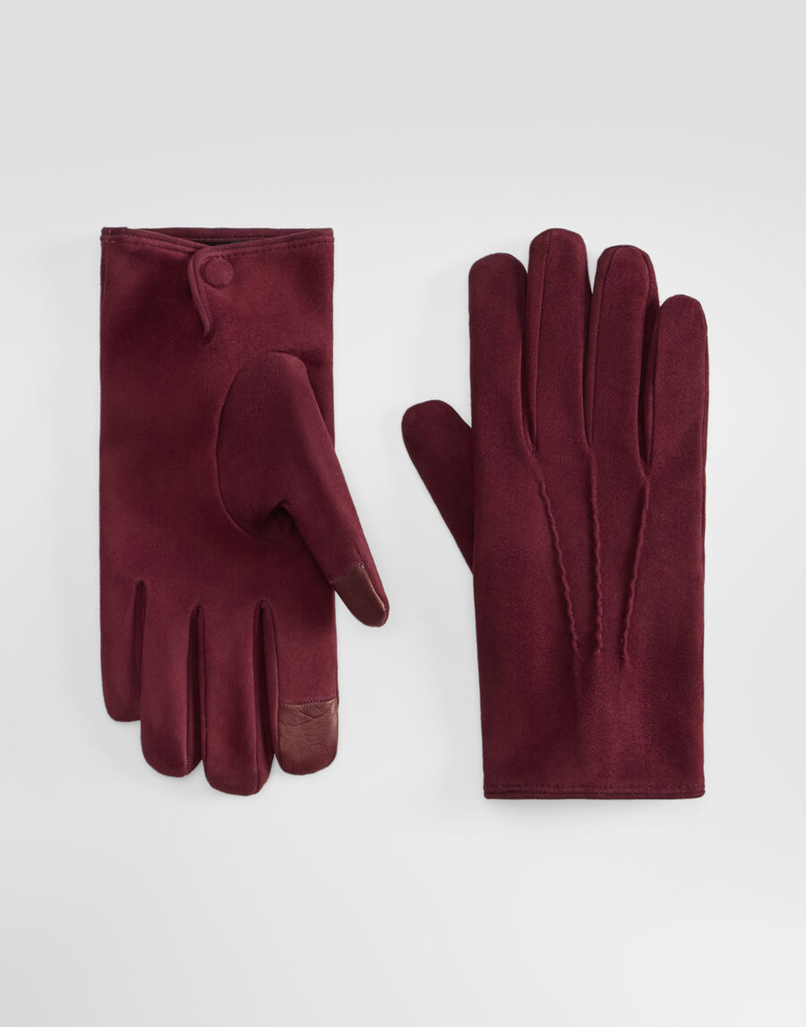 Suede gloves