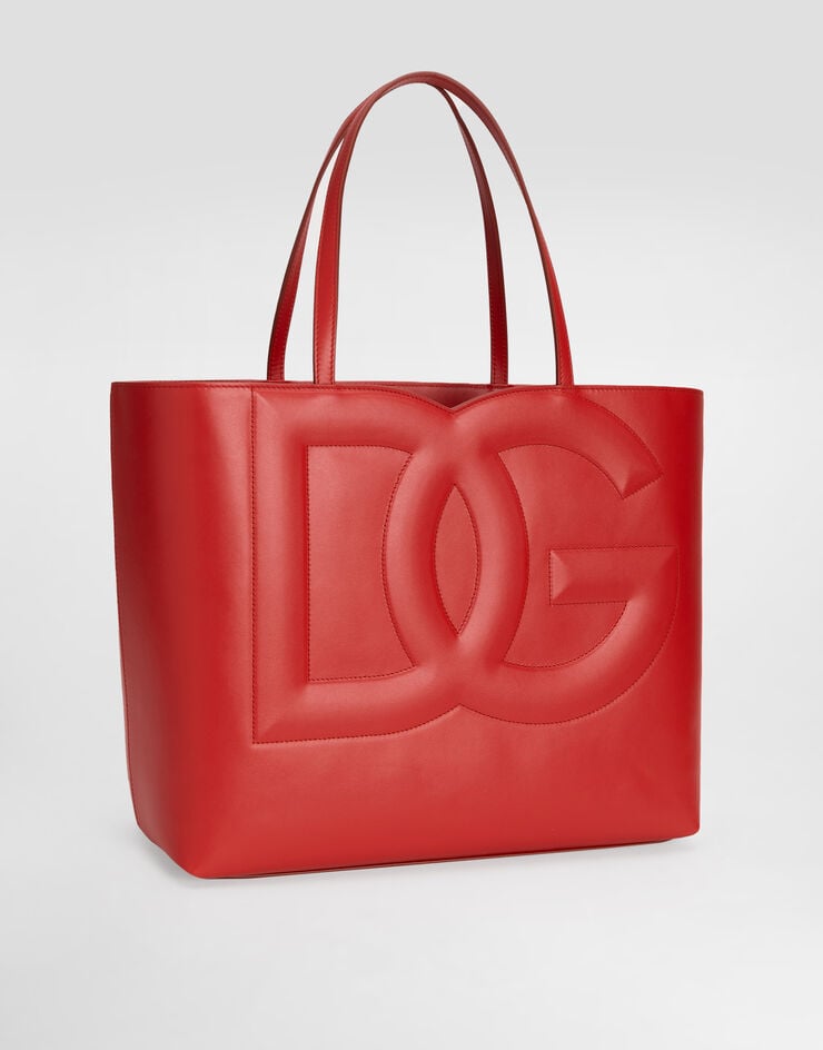 Dolce & Gabbana Medium DG Logo shopper Red BB7338AW576