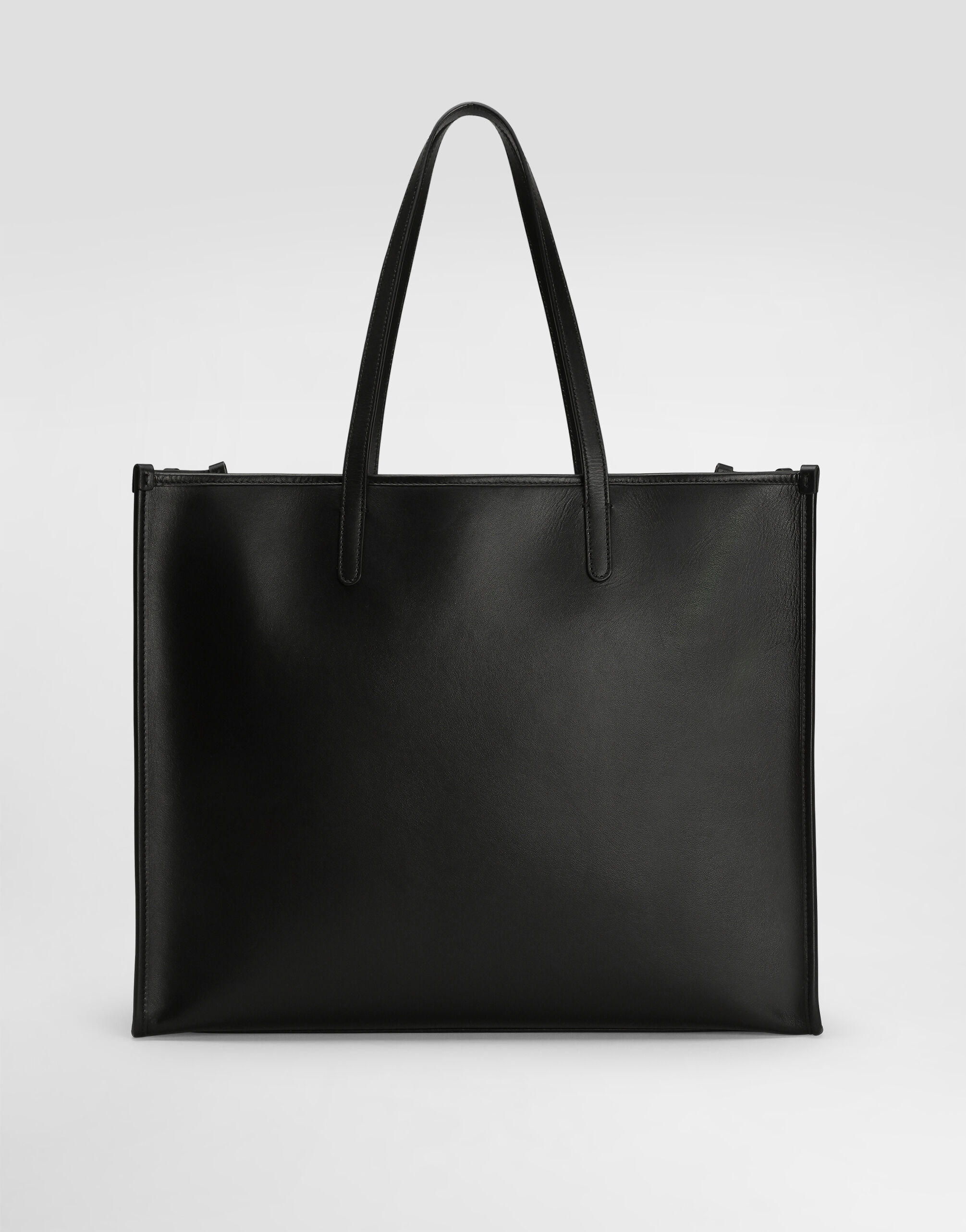 ブラックのメンズ ショッピングバッグ カーフスキン レリーフロゴ | Dolce&Gabbana®