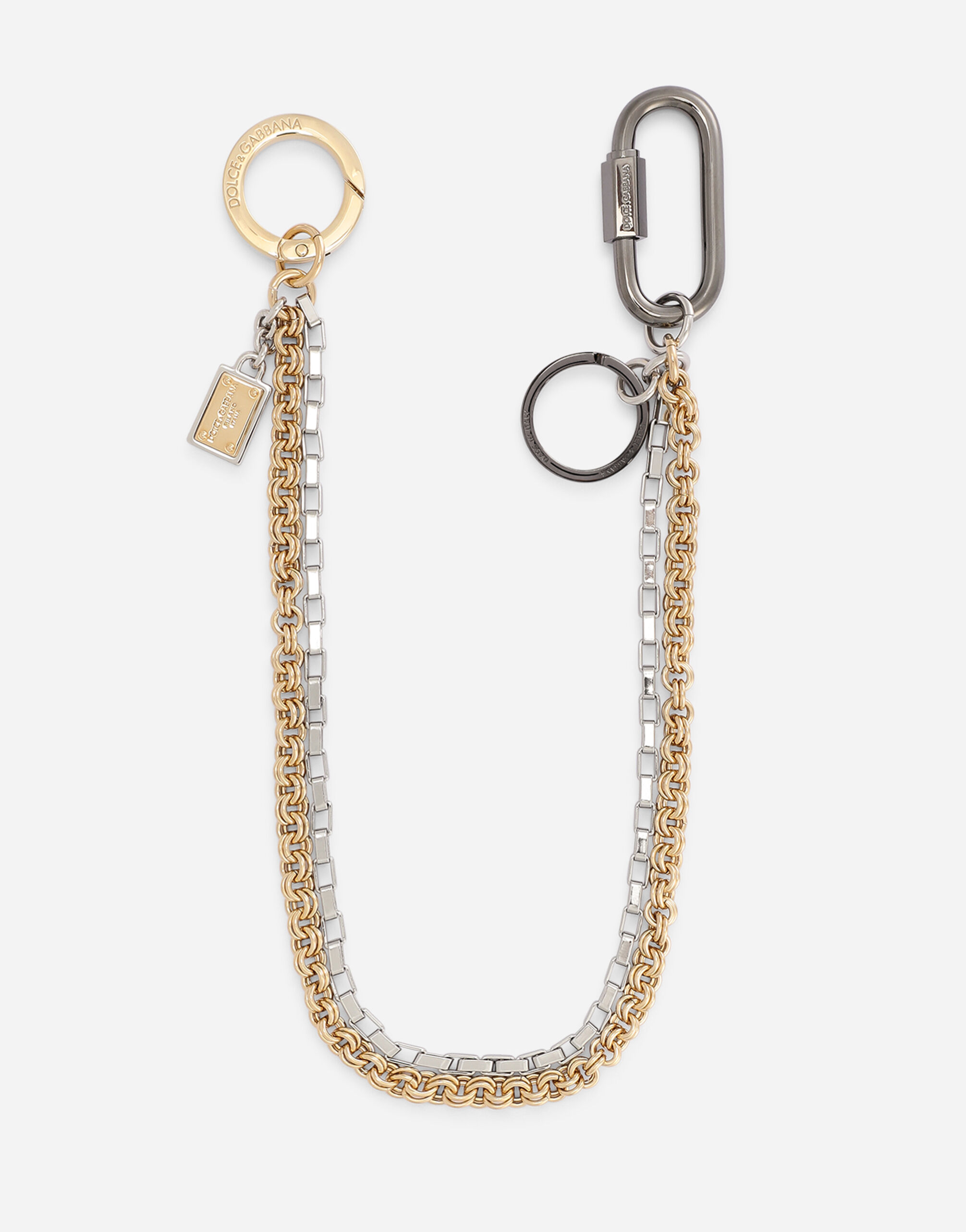 Double chain keychain