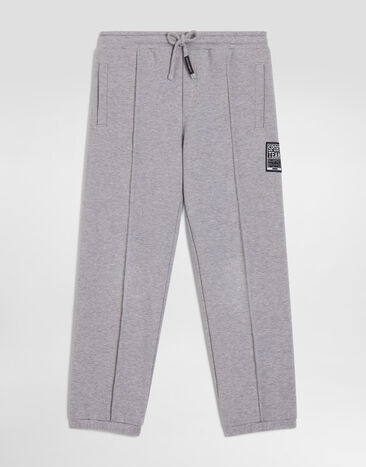 Dolce & Gabbana Fleece trousers with logo  L4JPLSG7P6J