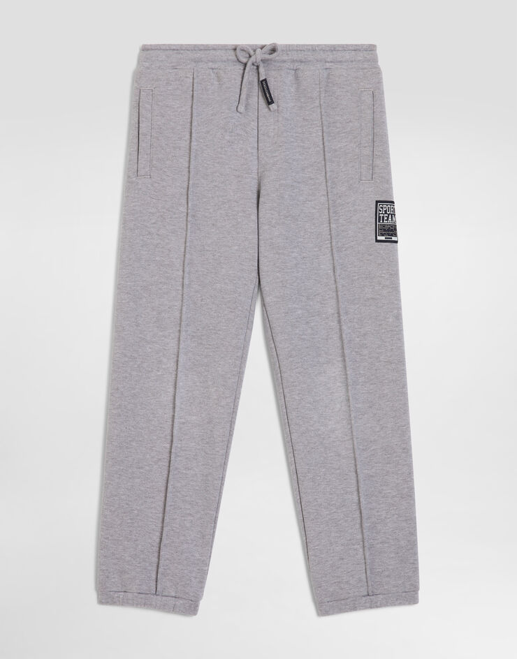 Dolce & Gabbana Fleece trousers with logo  L4JPLSG7P6J