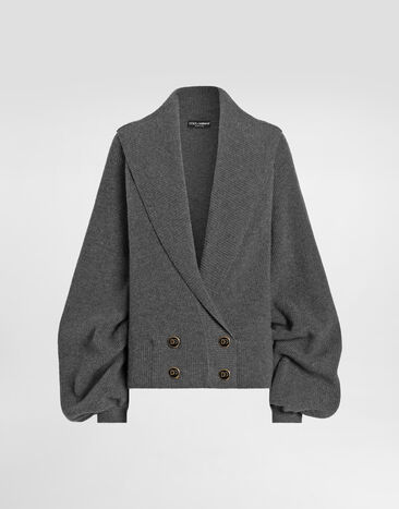 Dolce & Gabbana 开衫 针织 半英式罗纹 Grey FXVFITJDVMT