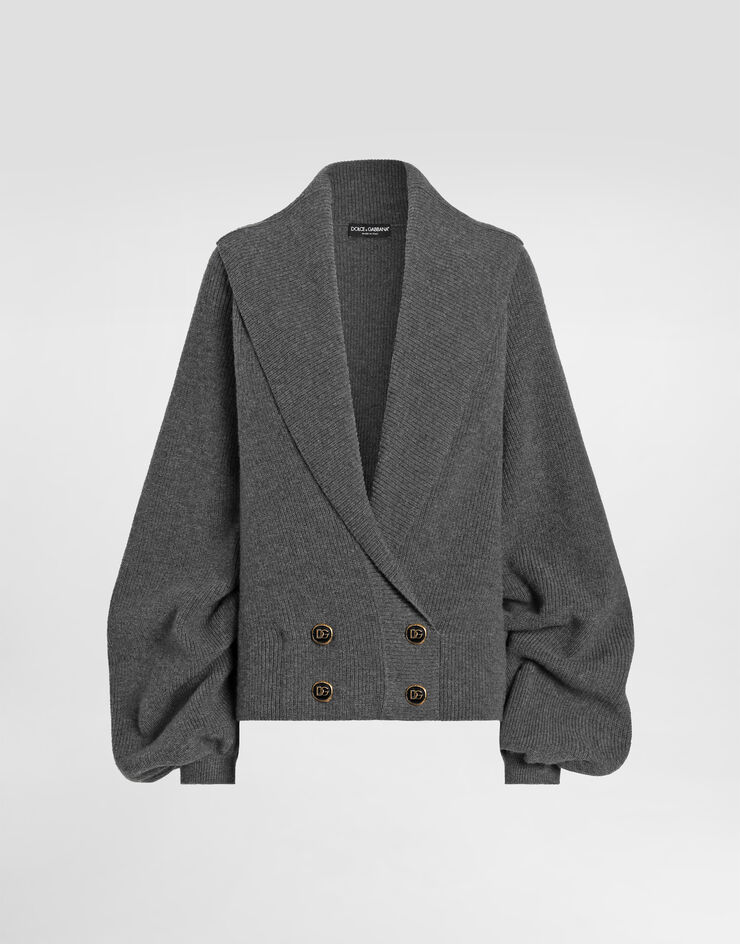 Dolce & Gabbana 开衫 针织 半英式罗纹 Grey FXVFITJDVMT