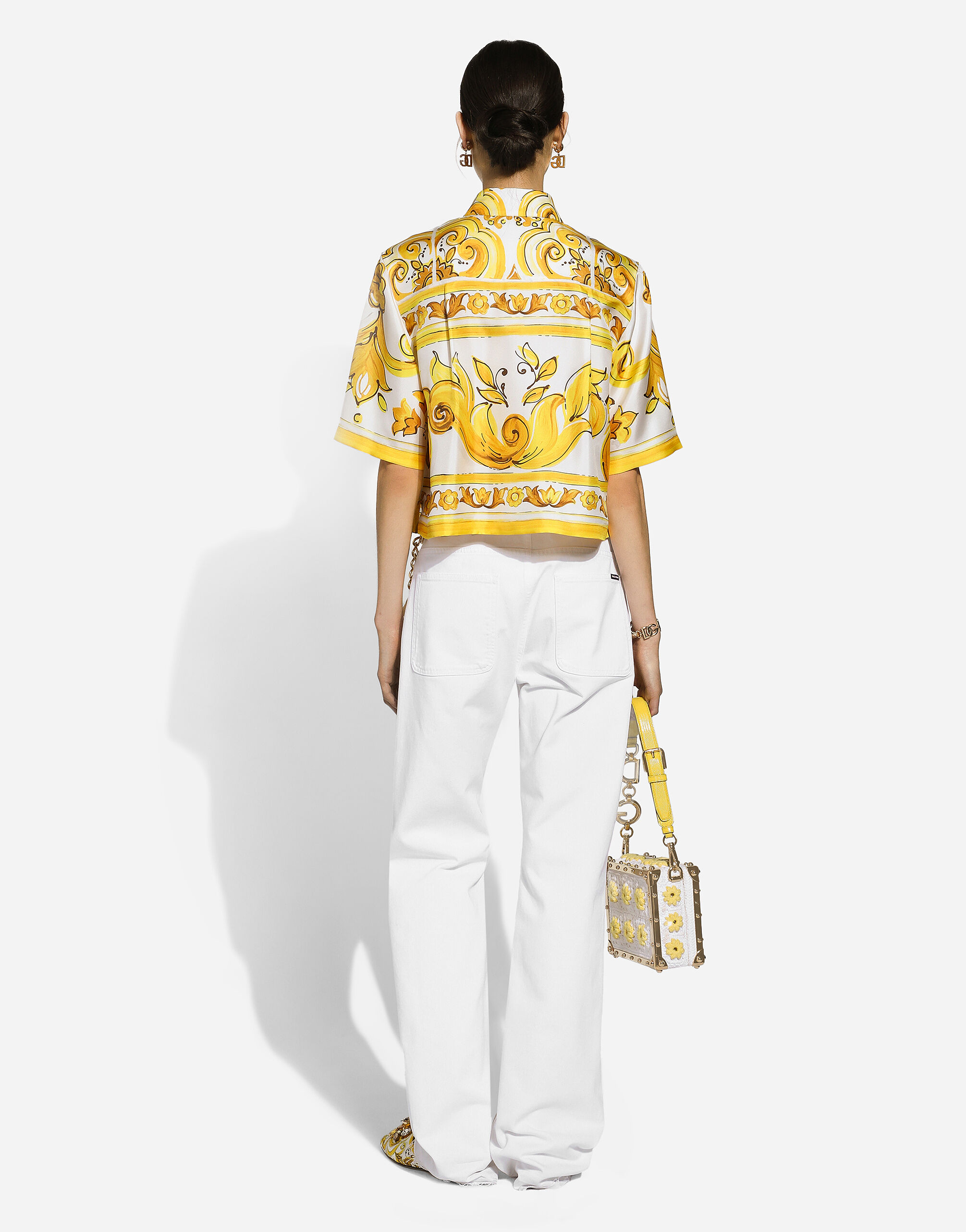 パンツ Dolce&Gabbana Cotton Nell Faded Trousers DOLCE AND GABBANA | Cotton Trousers | Men | Black | Flannels