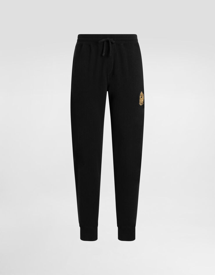 Dolce & Gabbana Smooth cashmere trousers Black GXU27ZJBWIR