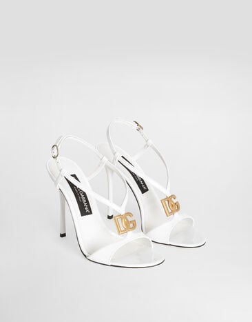 Dolce & Gabbana Patent leather sandals Dolce & Gabbana Patent leather sandals White CR2028A1471