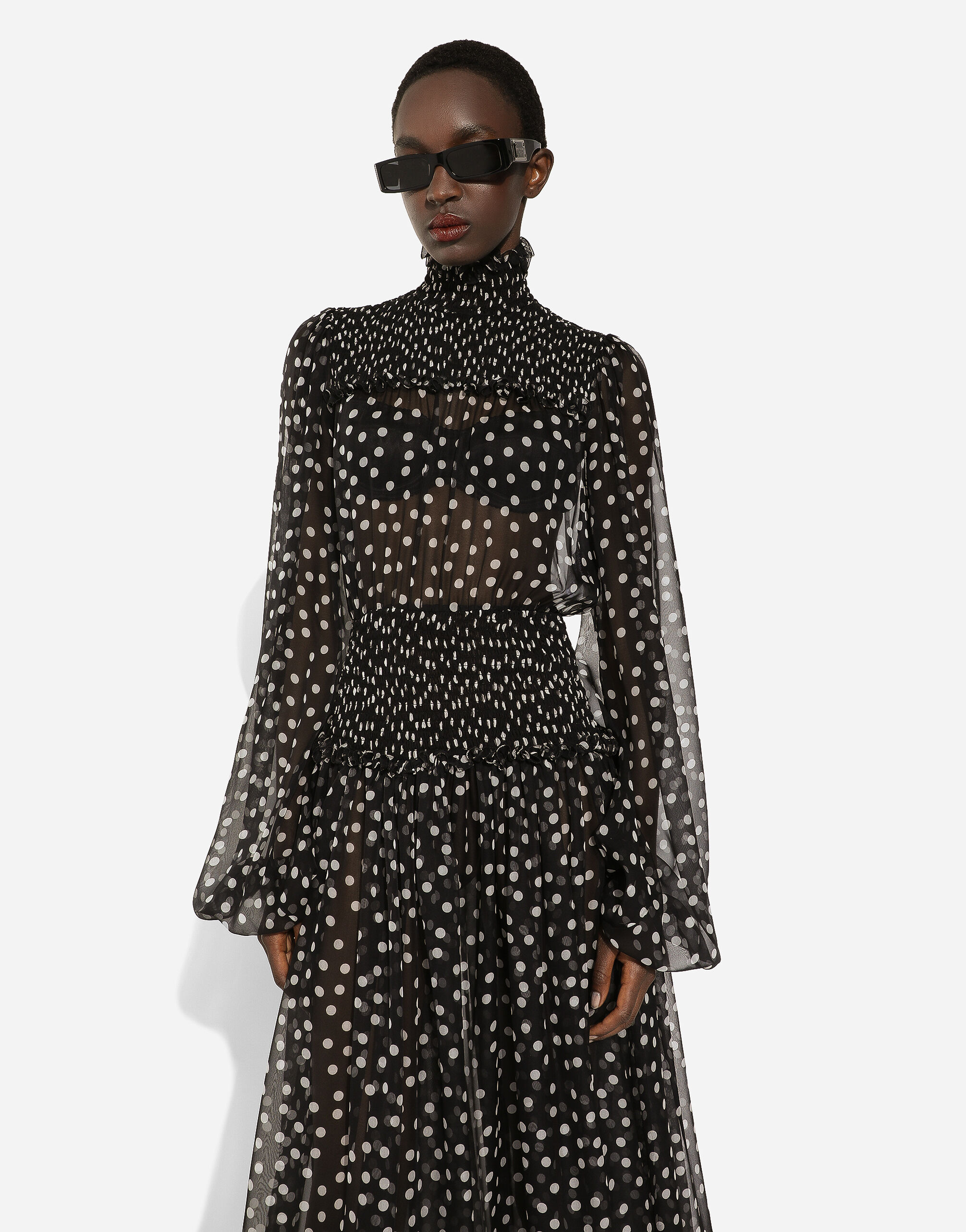 Dolce and gabbana polka dot dress sale