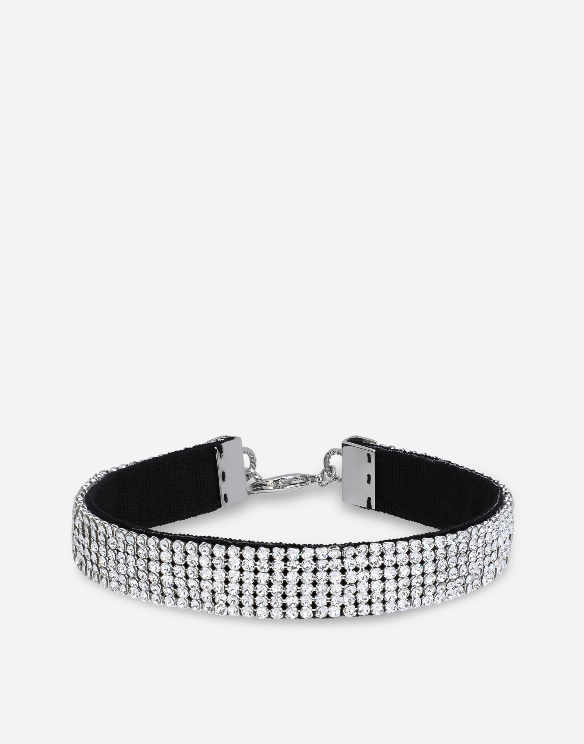 Crystal mesh choker in Crystal for Girls Dolce Gabbana