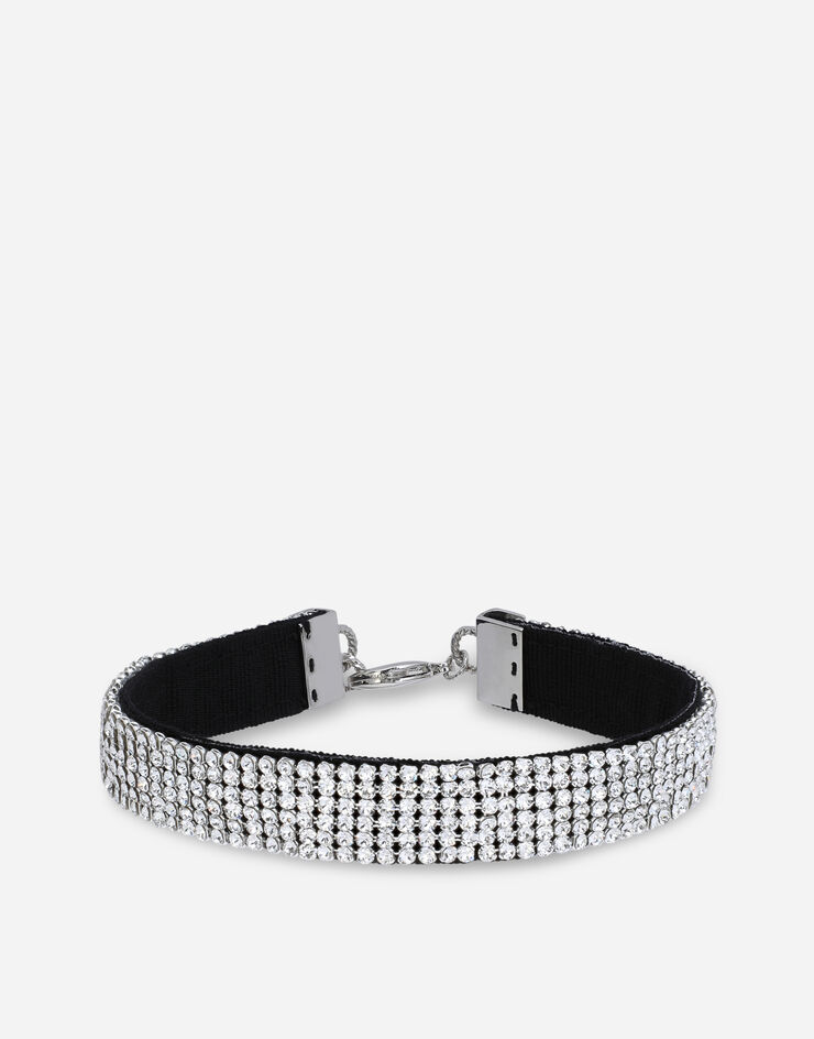 Dolce & Gabbana Collier choker en crystal mesh Cristal WNO4J1W1111