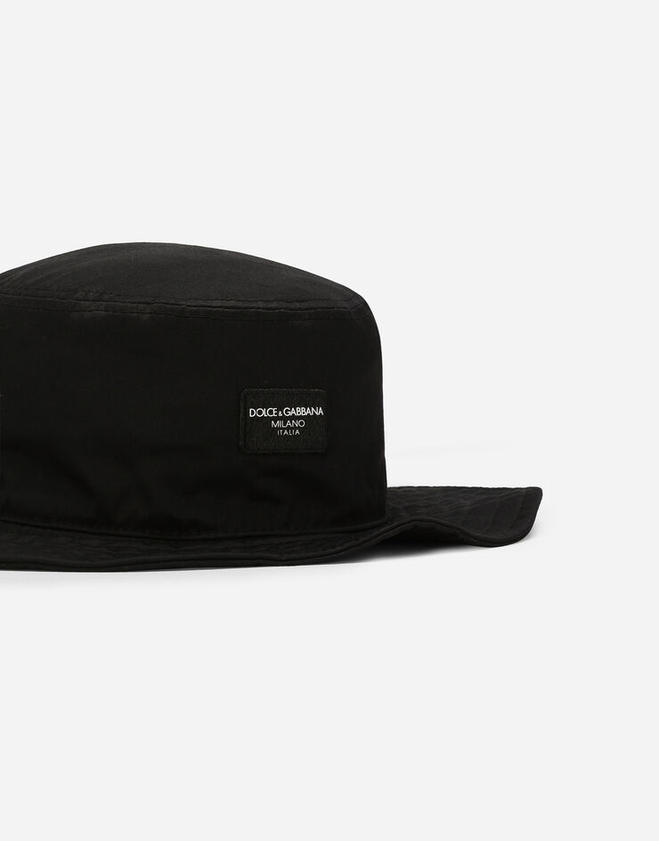 Dolce & Gabbana Stretch gabardine bucket hat 블랙 LB5H34G7K7Y