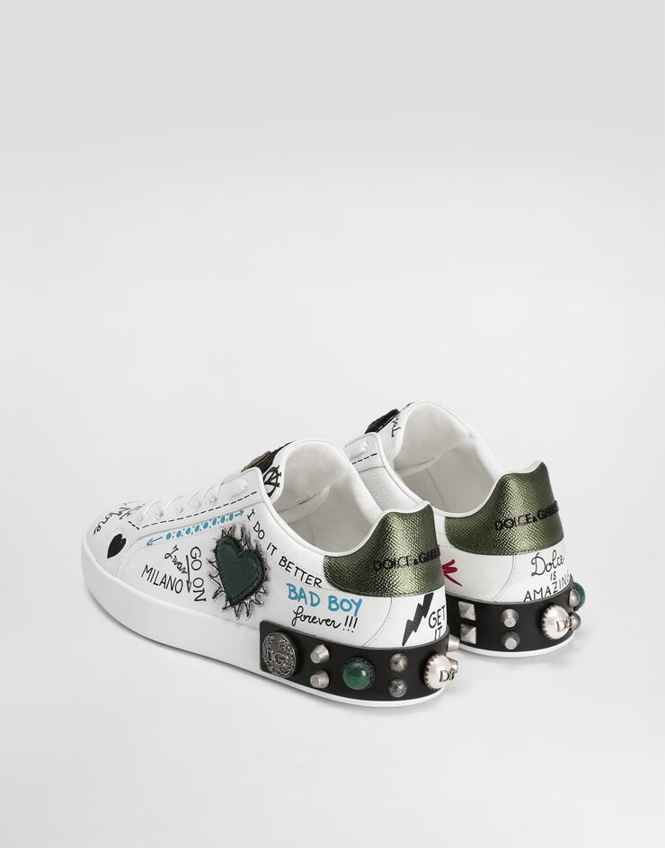 Dolce & Gabbana Portofino calfskin sneakers Multicolor CS1759AH029