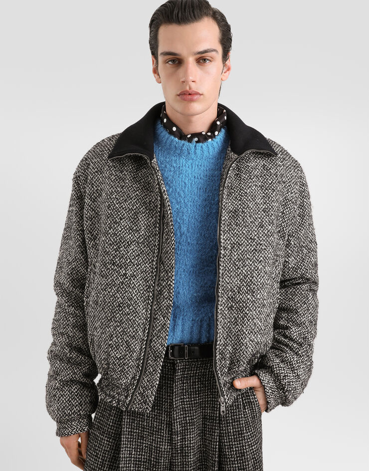 Dolce & Gabbana Birdseye wool blend jacket Dolce & Gabbana Birdseye wool blend jacket Multicolor G9CMZTFMZAJ
